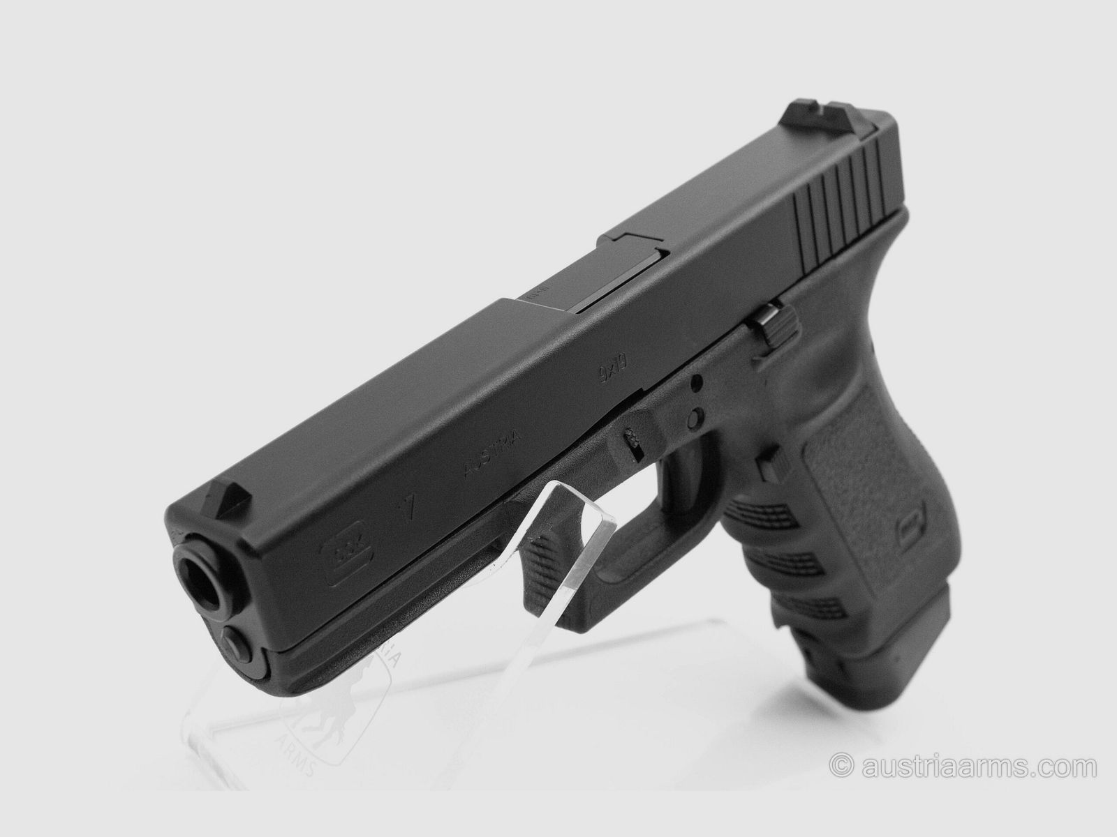 Glock 17 Gen 3, 9x19mm, Gebrauchtwaffe im Neuzustand, mit 19 Schuss Magazin, Bild 3 von 4