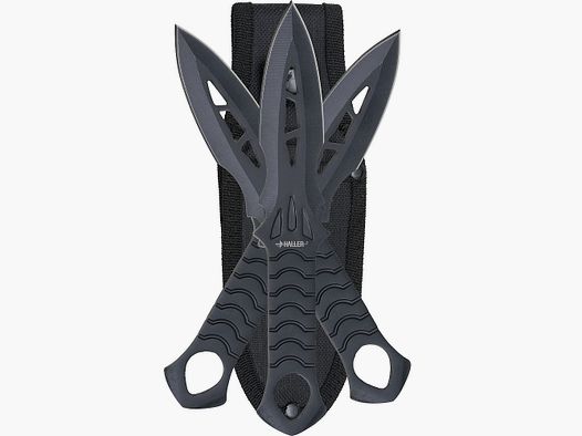 Set di coltelli da lancio 3 pezzi con custodia in nylon