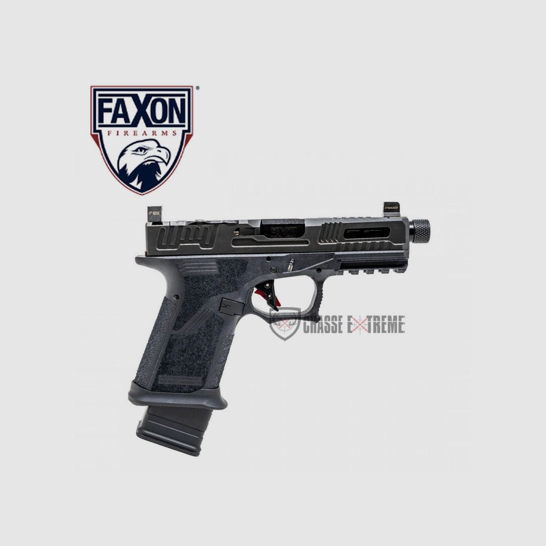 Pistolet FAXON Fx19 Hellfire Compact Cal 9 mm, image 1 sur 3