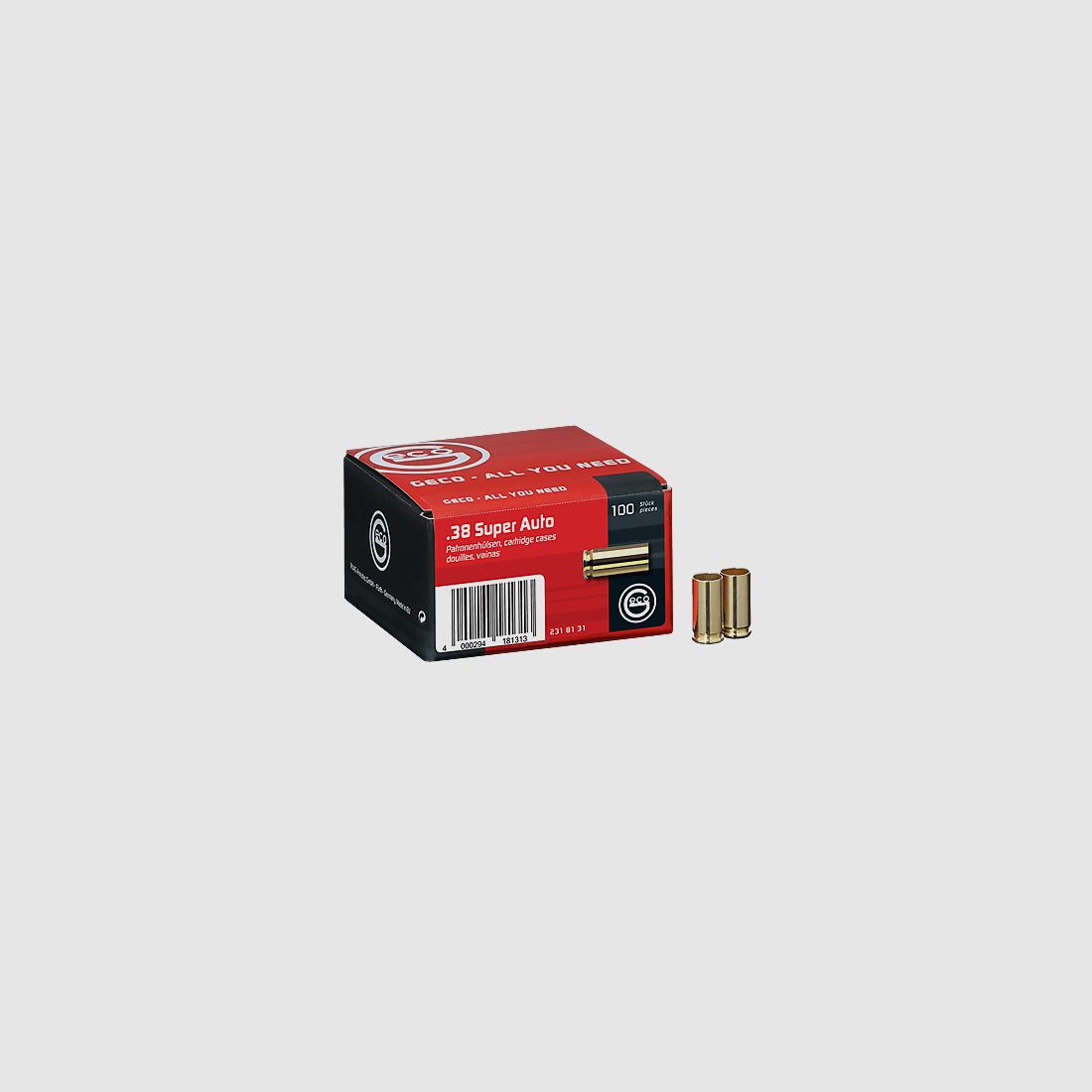 Geco Hülsen .38 Super Auto 100 Stück #2318131