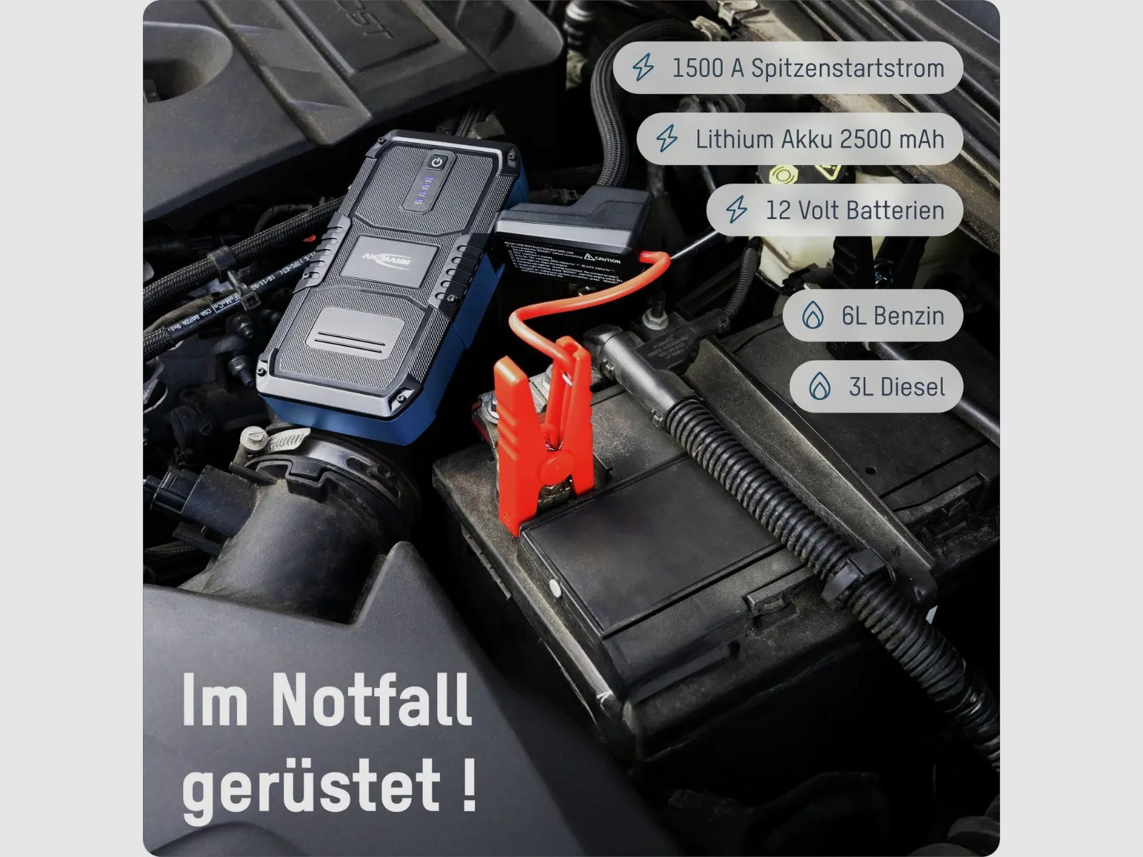 Ansmann Starthilfegerät Jump Starter 10.0