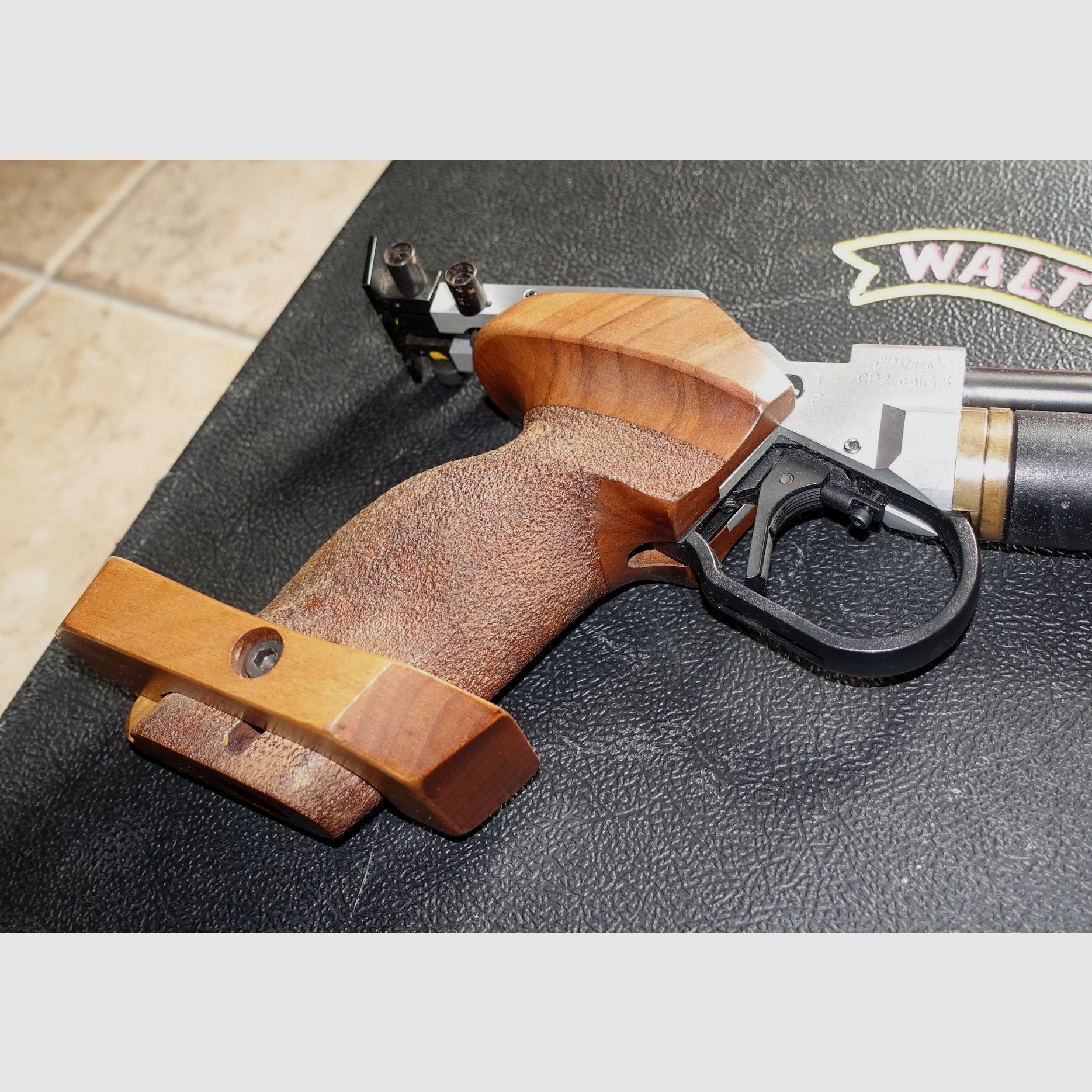 Walther CP2 match pistol with case