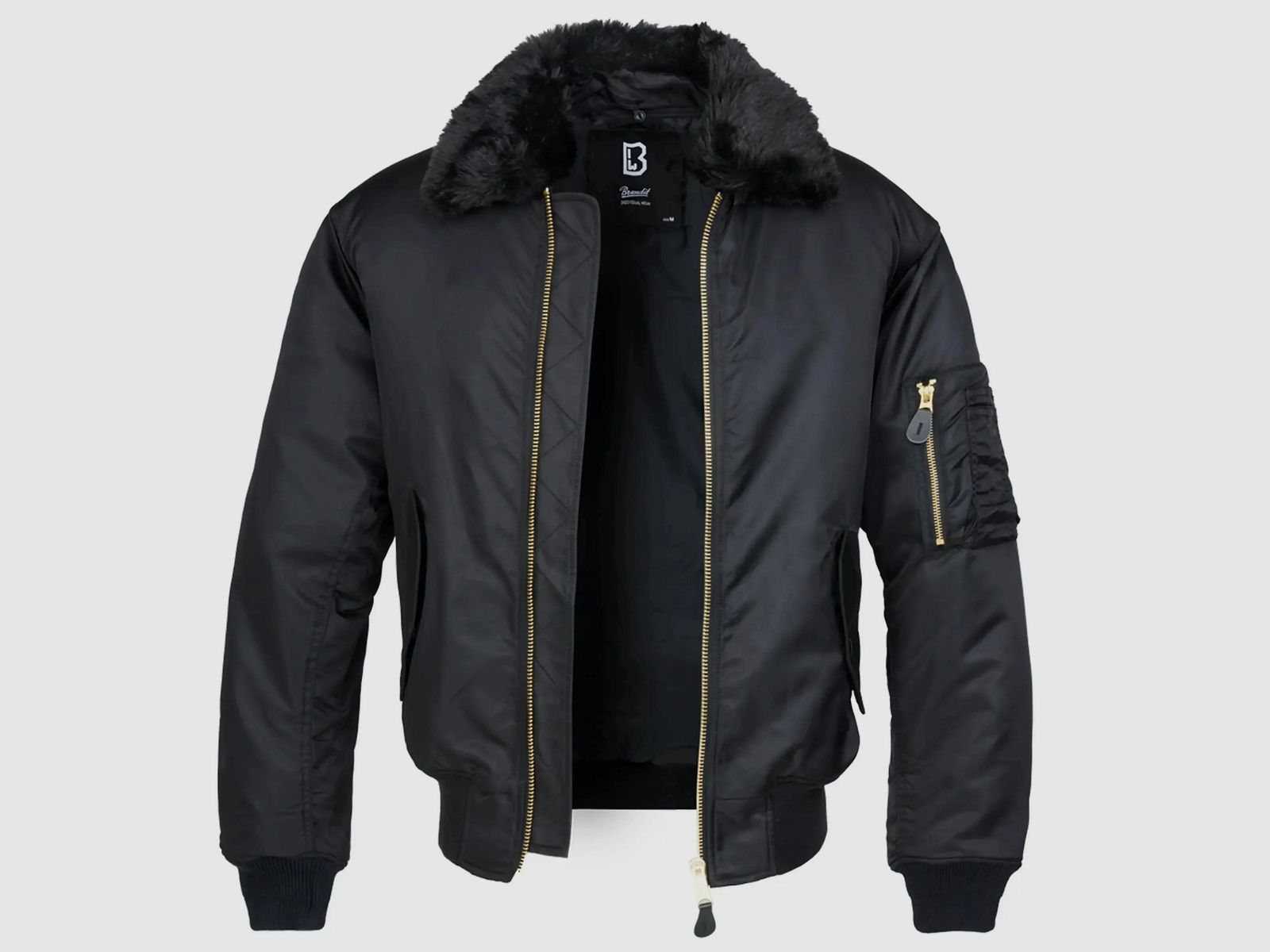 Brandit Brandit Chaqueta MA2 Jacket Fur Collar - S Hombres