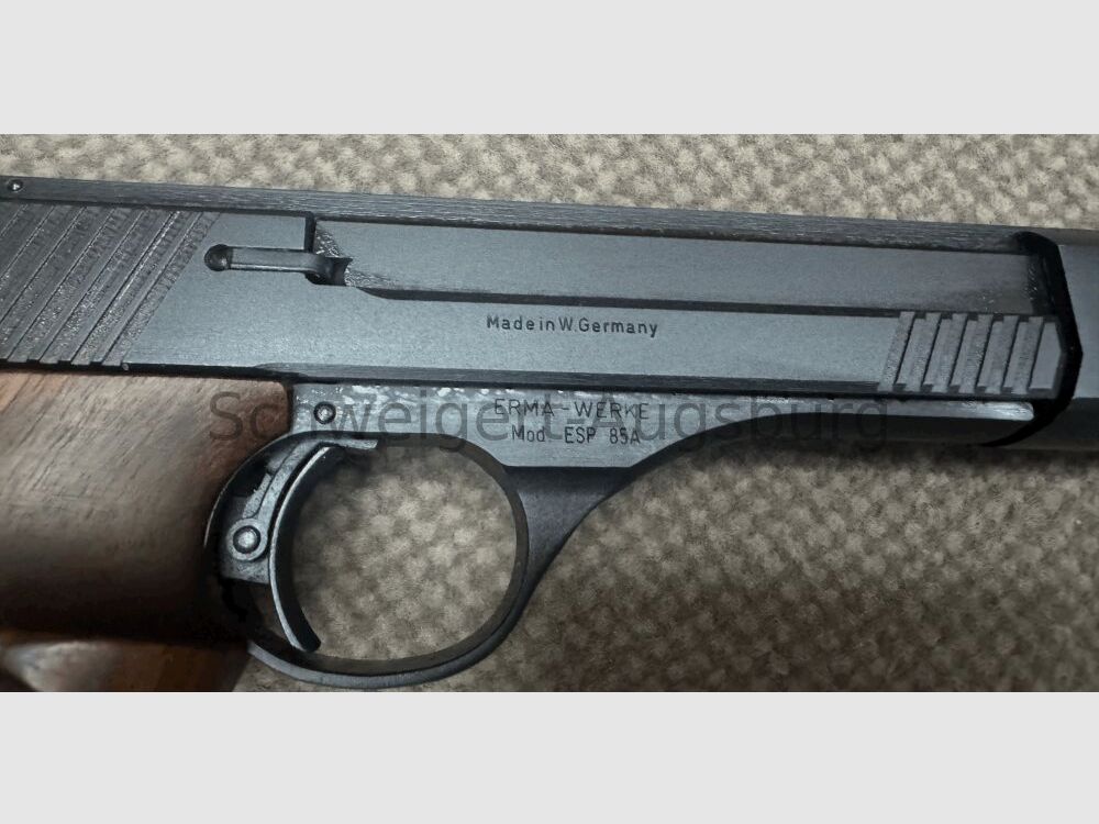 Pistola de tiro deportivo de pequeño calibre Erma ESP 85 A .22lr