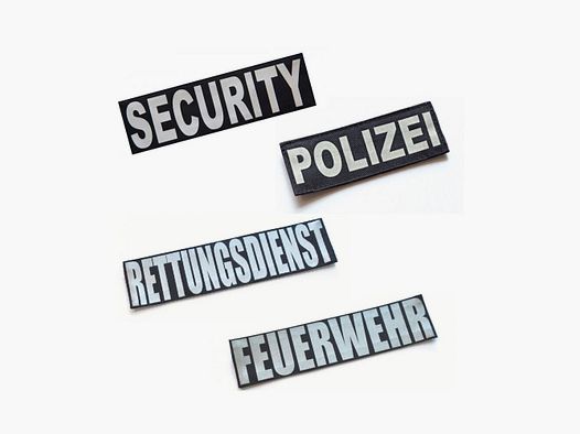 Schriftzug Patch groß 28 x 8cm