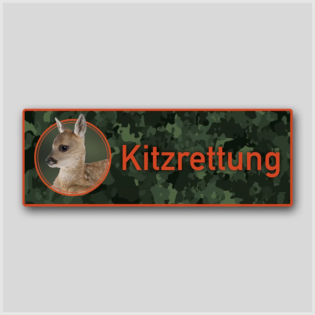 Premium Jagdaufkleber "Kitzrettung"