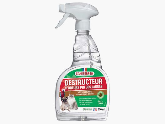 DESTRUCTEUR D'ODEURS SANITERPEN PIN DES LANDES 750ML
