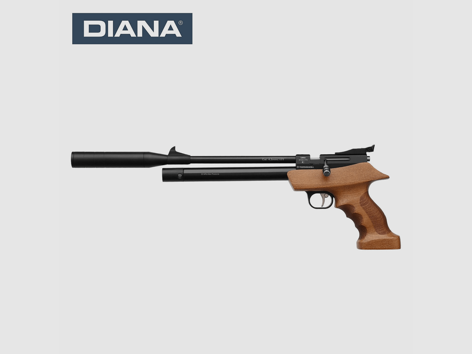 Diana Bandit Pressluftpistole Kaliber 4,5 mm Diabolo (P18)