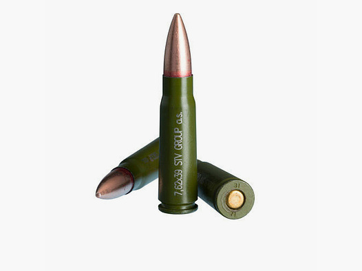 STV FMJ 123grs copper-plated or lacquered - 500 pcs