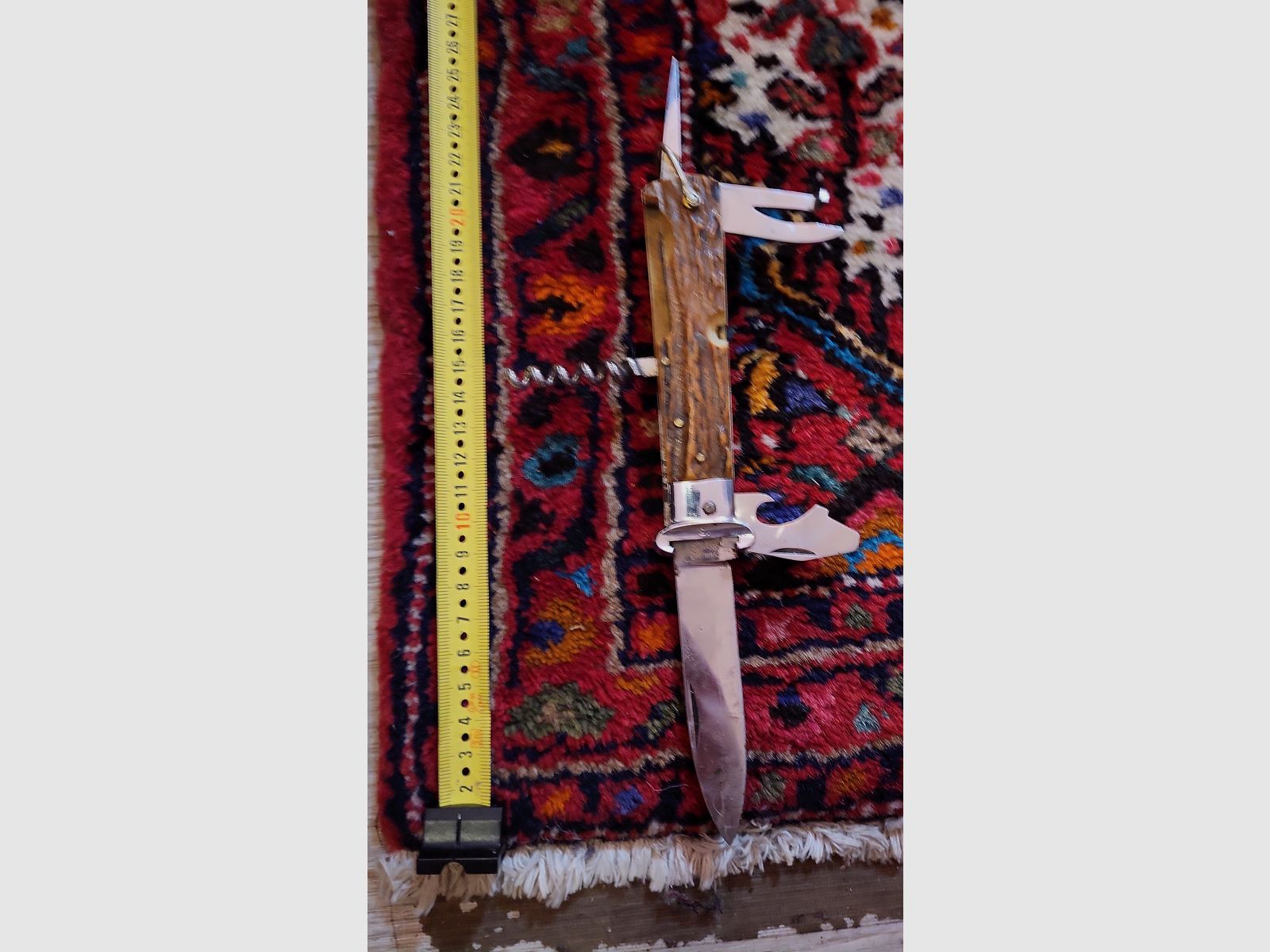 Coricama inoxid Jagdtaschenmesser mit Patronen zieher