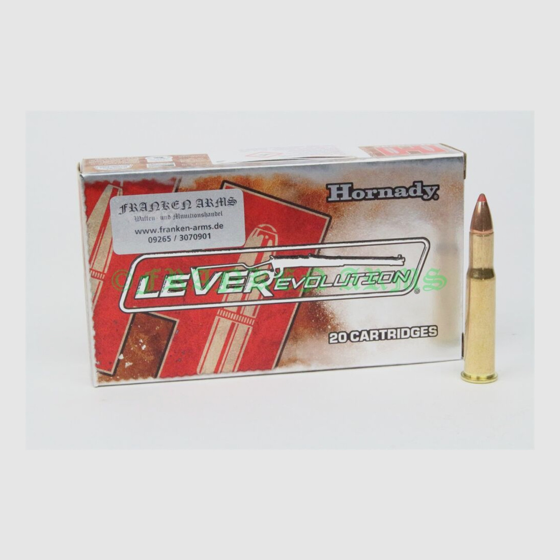 Hornady FTX .30-30 Win. 160gr. 10,4g Lever Evolution 20 pièces Prix dégressifs