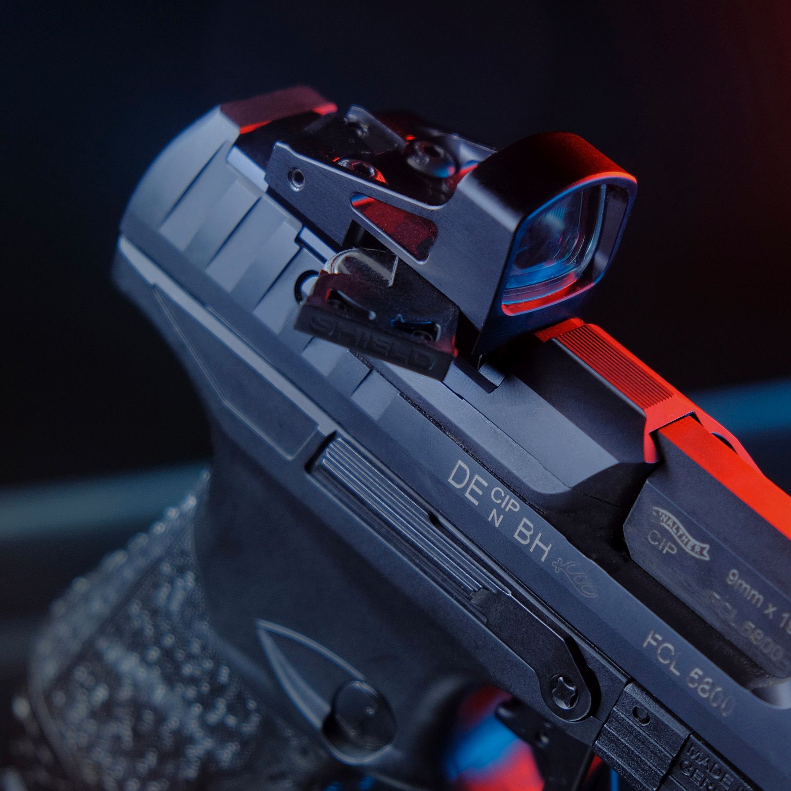 SHIELD Reflex Mini Sight D (RMSd) Celownik Czerwony – 4 MOA – Matowy Czarny
