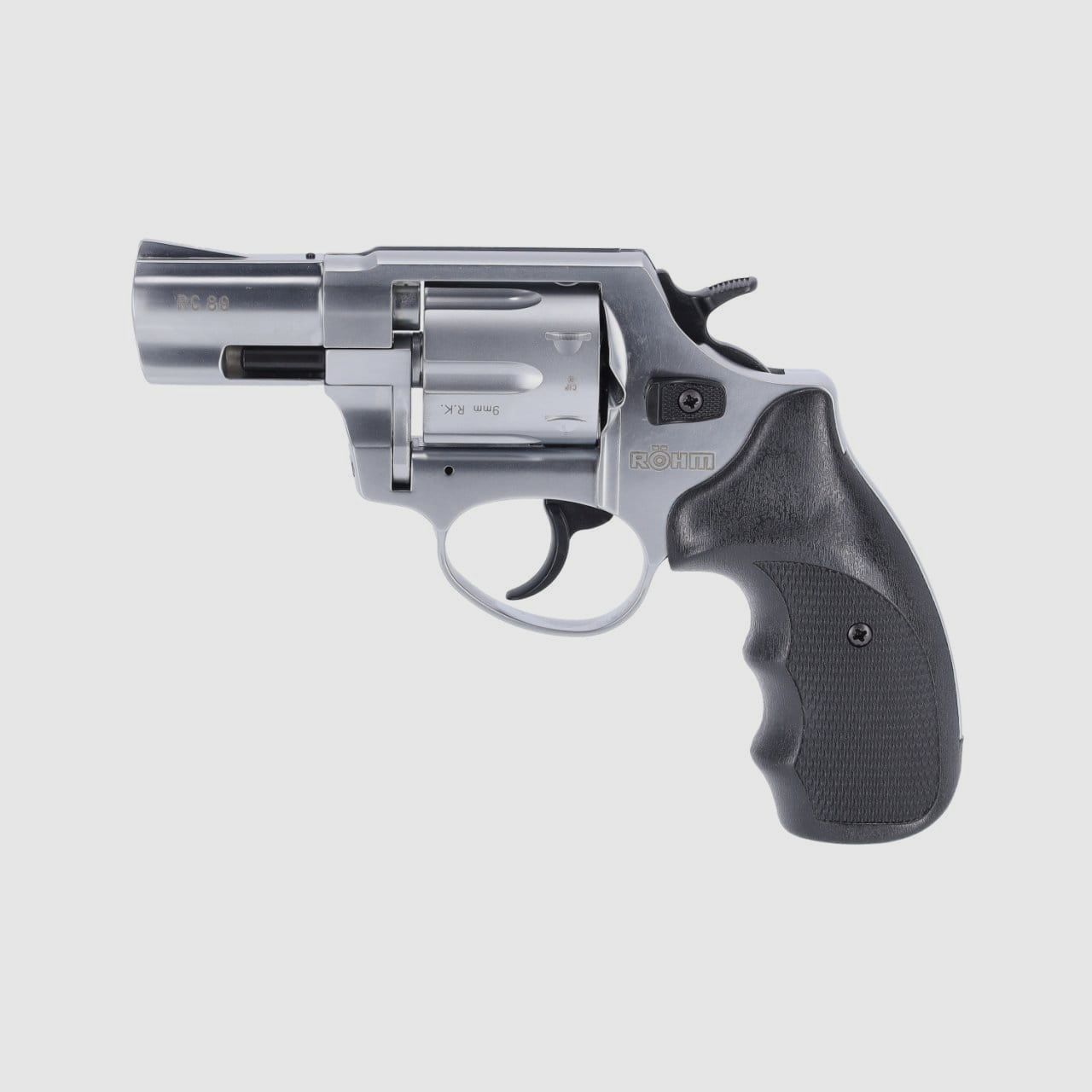 Röhm RG 89 Aluminum Chrome 9 mm Blank Firing Revolver