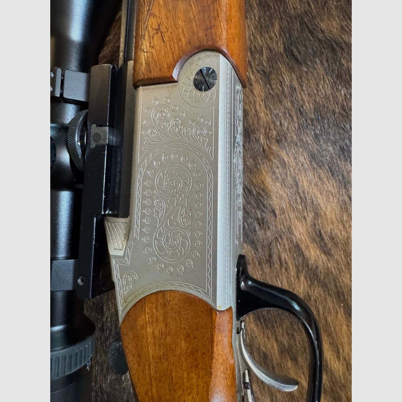 Blaser – double rifle BBF ES70 caliber 7x57R + 12/70 with target optics Zeiss