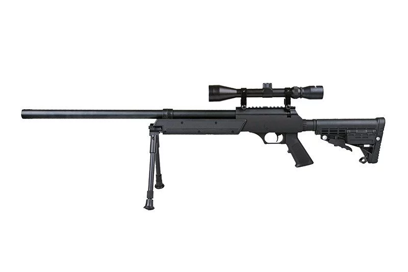 Karabin snajperski ASG WELL MB13D z lunetą i dwójnogiem, zdjęcie 2 z 20