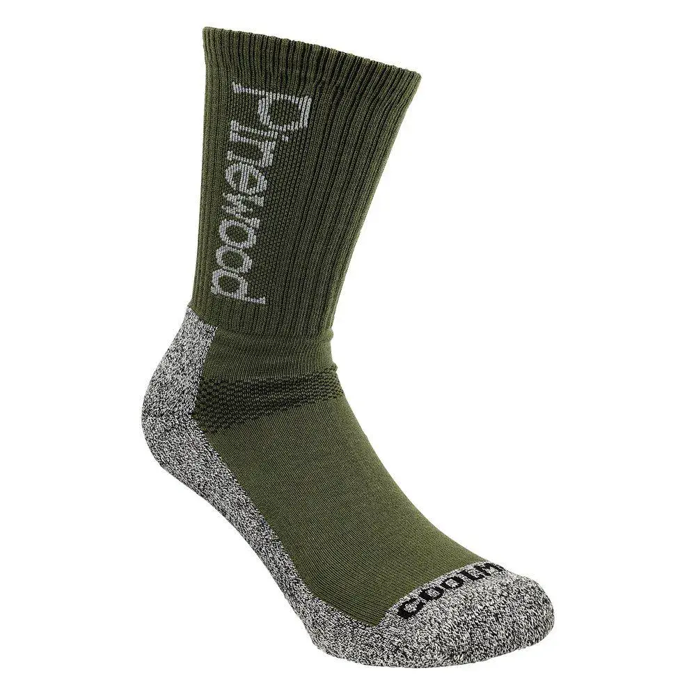 Coolmax Comfort Sokken Khaki Pinewood, afbeelding 2 van 2