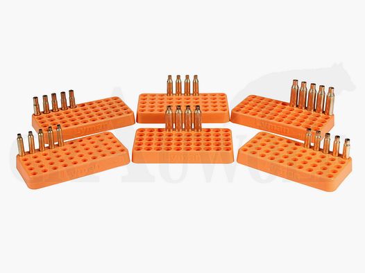 Lyman Custom Fit Plateau de Chargement pour 50 Étuis .530" / 13,4 mm Diamètre de Base de Cartouche