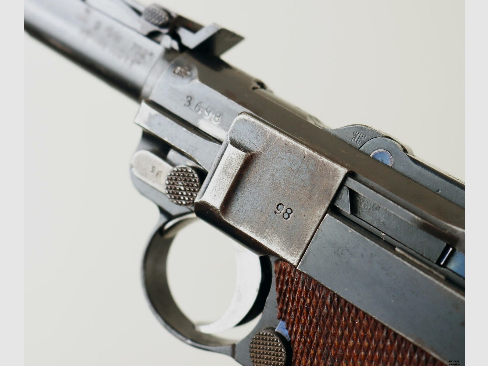 Pistolet DWM mod. LP08 kal. 9×19 para nr. seryjny 3698, zdjęcie 6 z 21