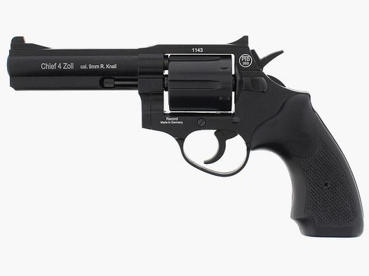 RECORD CHIEF 4" REVOLVER À BALLES À BLANC - 9MM R.K.