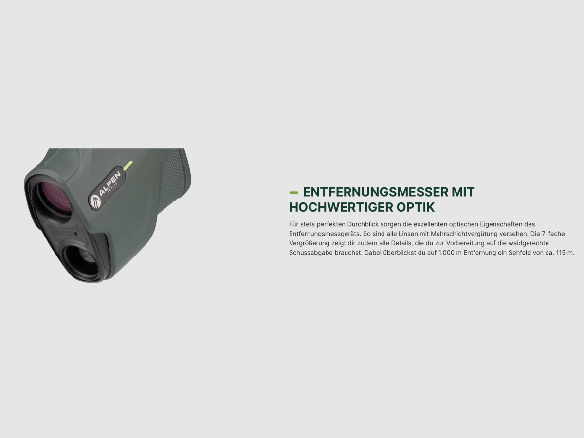 Crestone XP 7x24 Entfernungsmesser «superklein», Bild 8 von 11