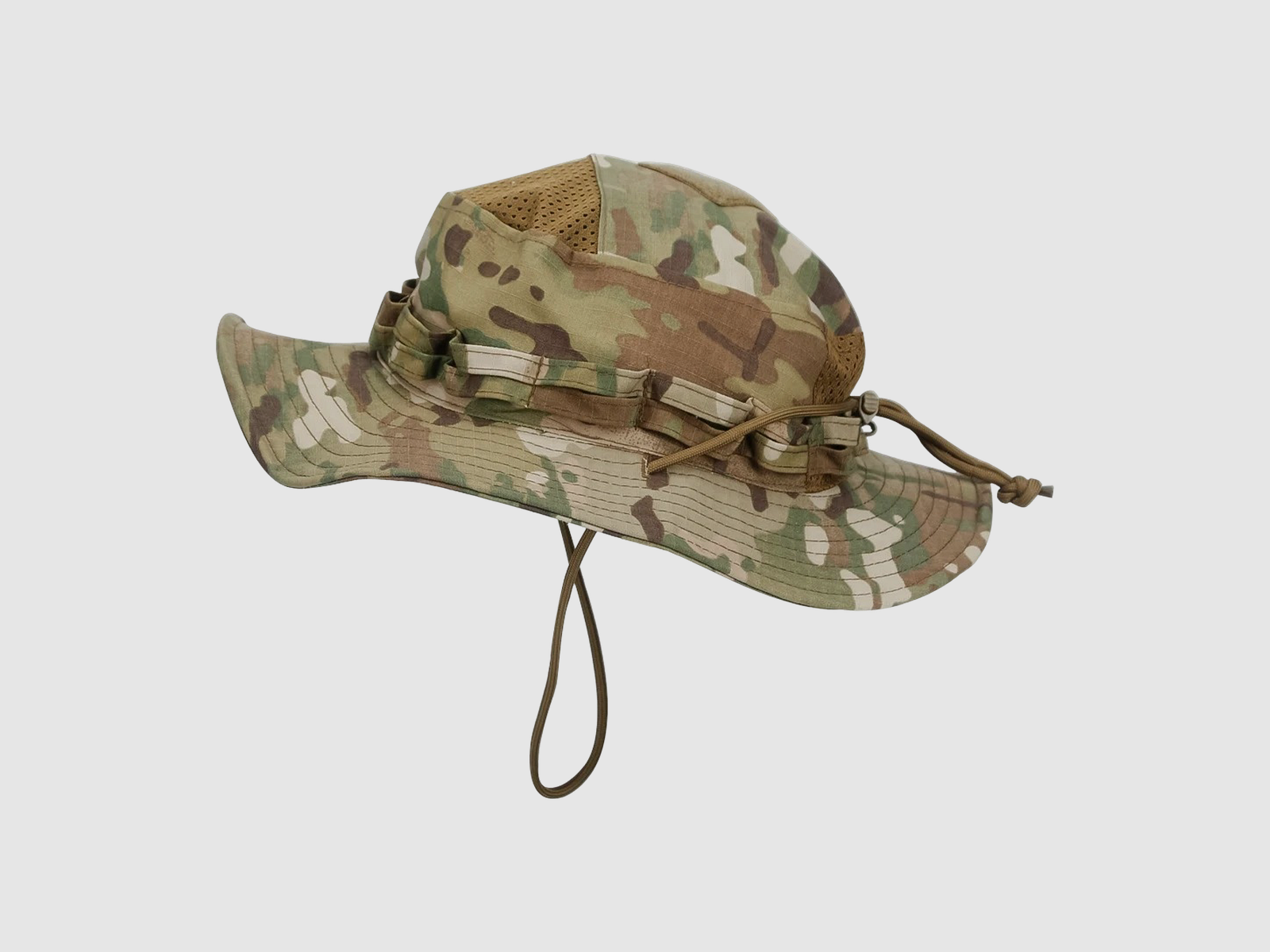 Tactical Camo Boonie Hat Men Women - No More Sunburn on Head - Multi-Cam