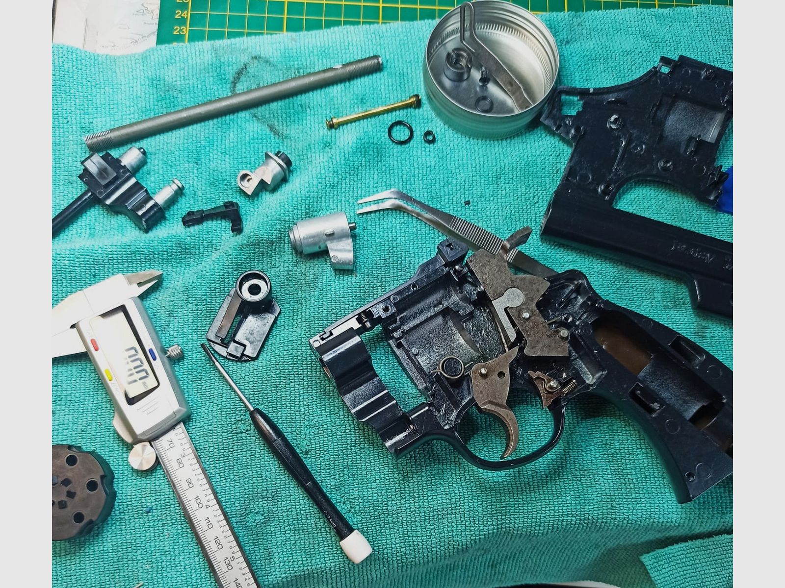 Vintage: 2 x CO2 Revolver "Daisy" Powerline 44 Diabolo 4.5