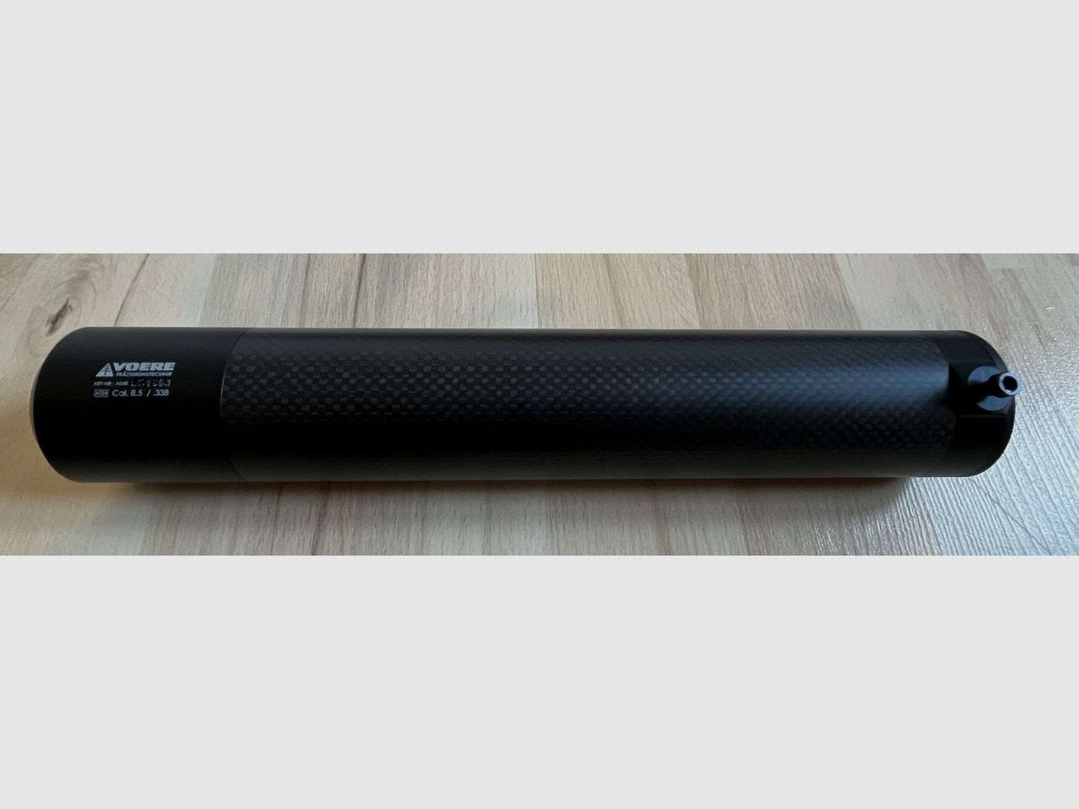 Voere SPORT end-barrel silencer for match muzzle brake (3 chambers)