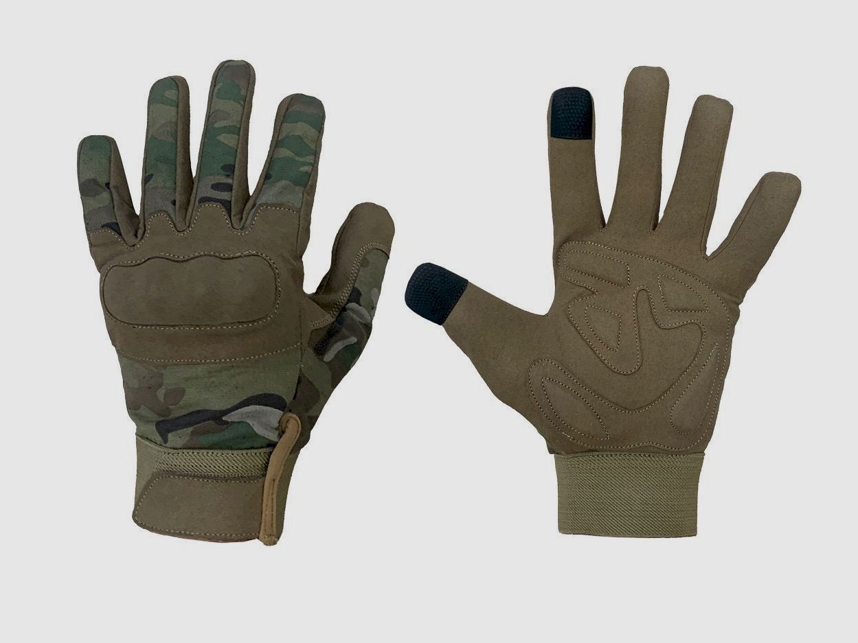 Guantes tácticos COMBAT mc camo