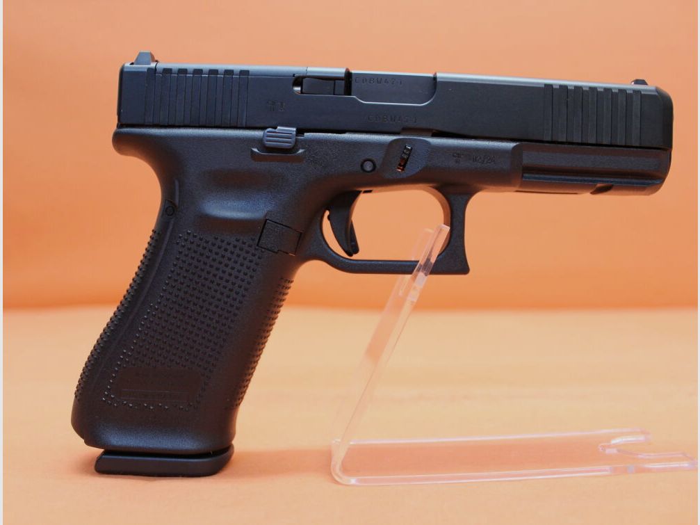 Glock Ha.Pistole 9mmLuger Glock17 Gen5 (MOS) FS 114mm Lauf Modular Optic System f. Red Dot Sight (9mmPara)