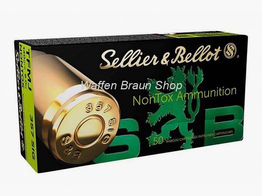S+B .357Sig. TFMJ NON TOX 140grs. 50St