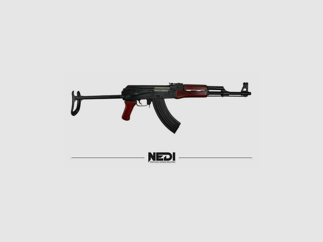 NEDI AK47s Kałasznikow z składanym kolbą