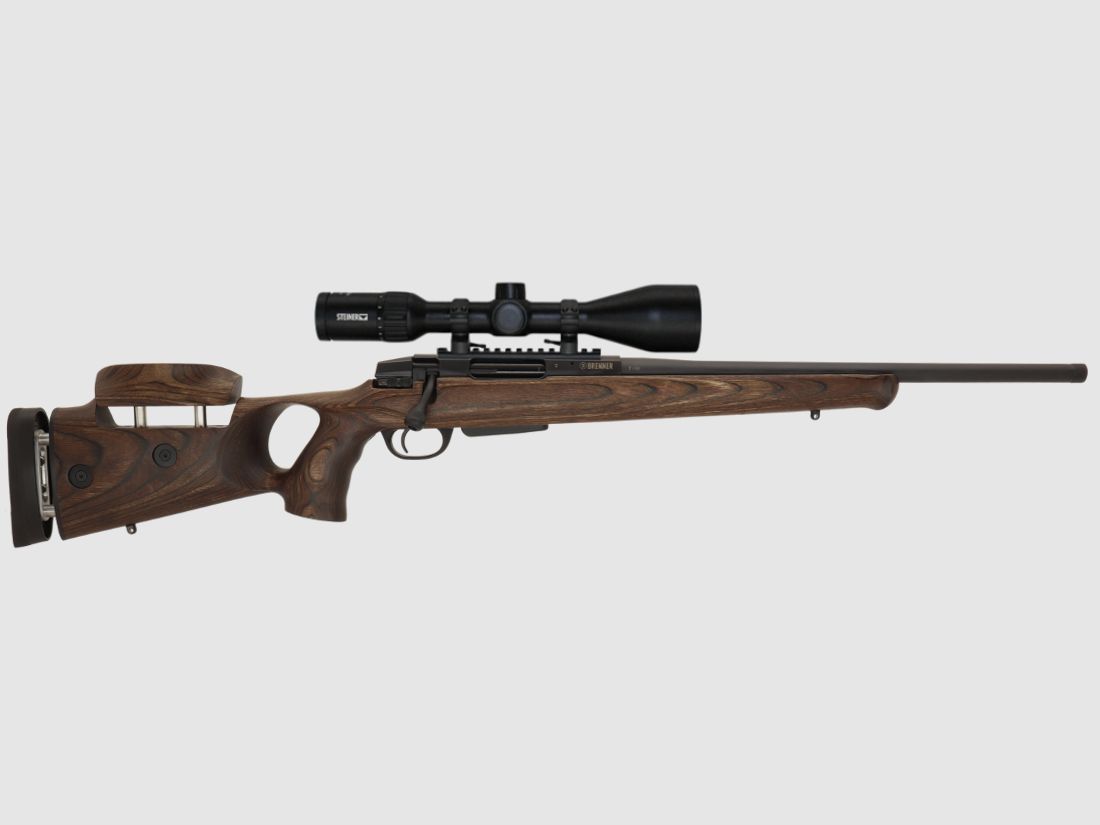 Komplettpaket: Brenner BR 20 B&H Prohunter Flex Lochschaft mit doppelter Verstellung inkl. Steiner 3-12x56 (Art.Nr.: BR20PHFP9) Finanzierung möglich