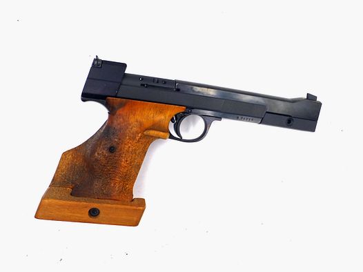 Pistolet HAMMERLI 215, crosse Morini
