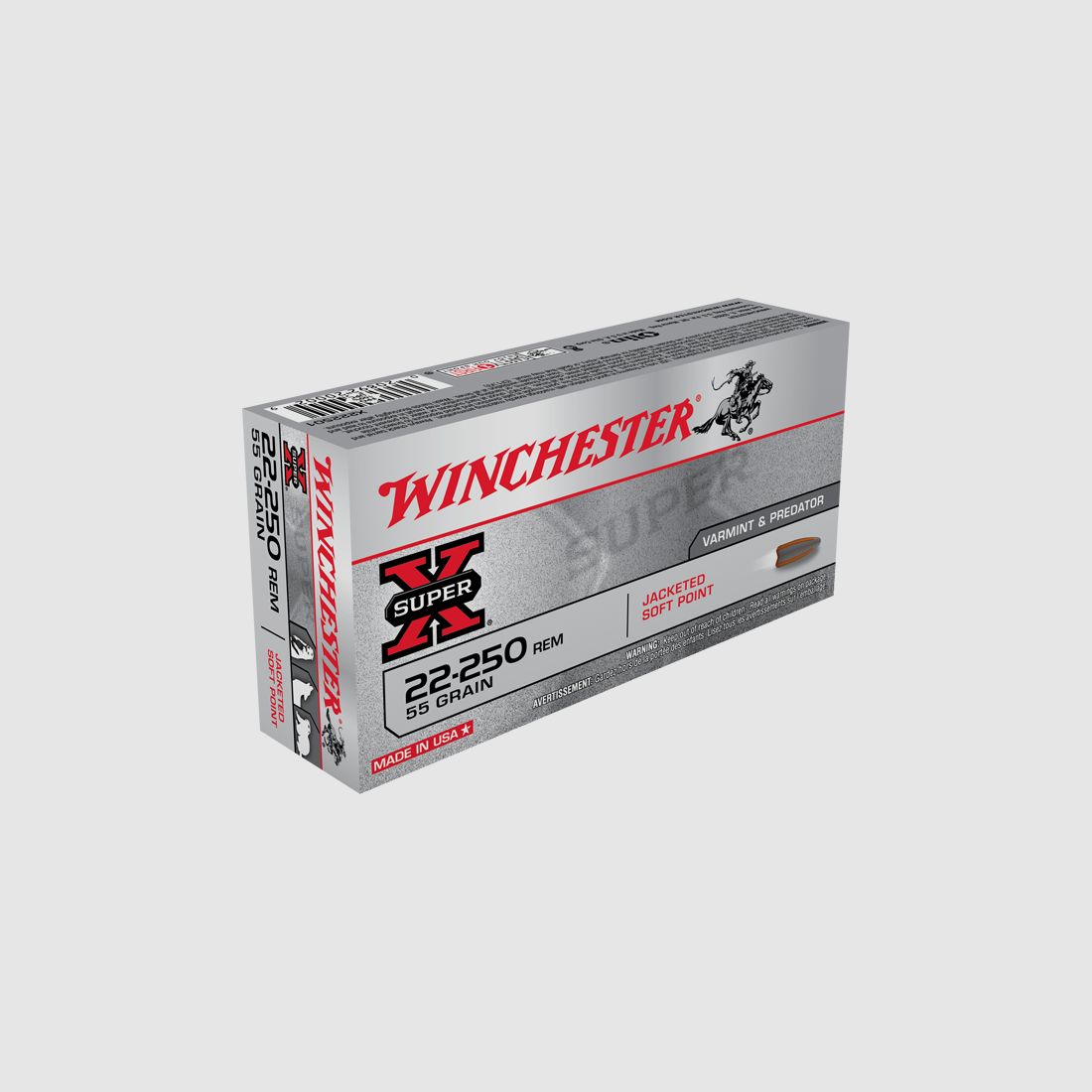 Winchester 22-250 55g psp munitie