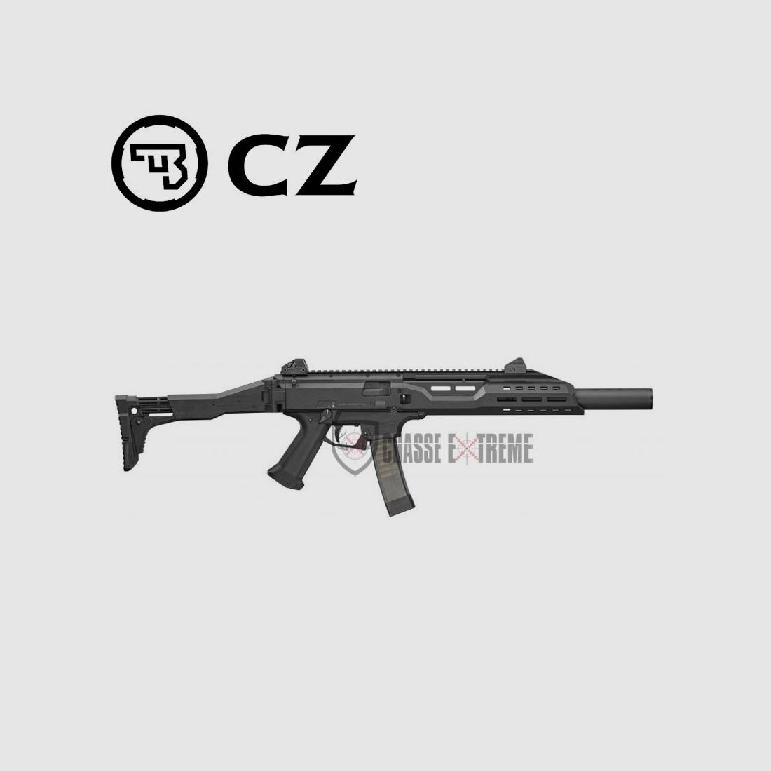 CZ Scorpion Evo 3 S1 Karabiner Kal. 9x19 - Falscher Schalldämpfer, Bild 1 von 3