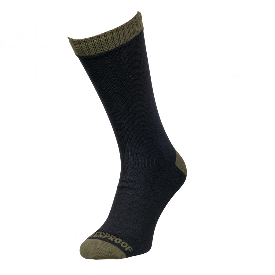 Wasserdichte Socken DexShell Thermlite 40 % Wolle Black Olive, Ausverkauf