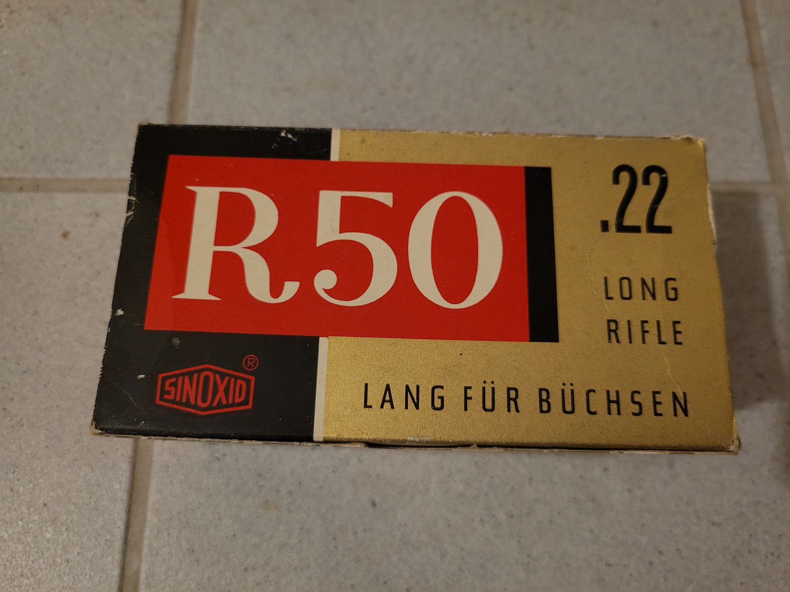 500 Schuss Kleinkaliber .22 l.r. lfB RWS R50