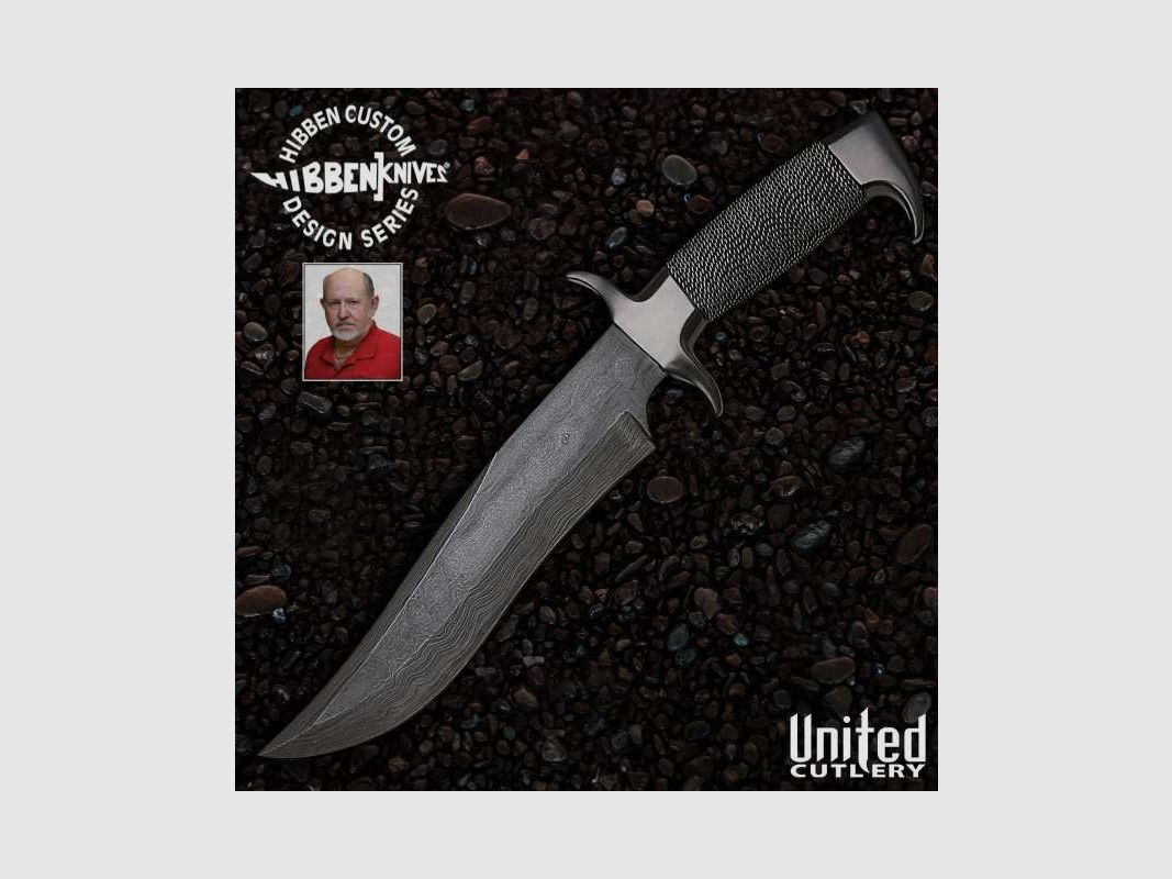 United Cutlery Gil Hibben - Highlander Bowie Messer Damast-Ausführung