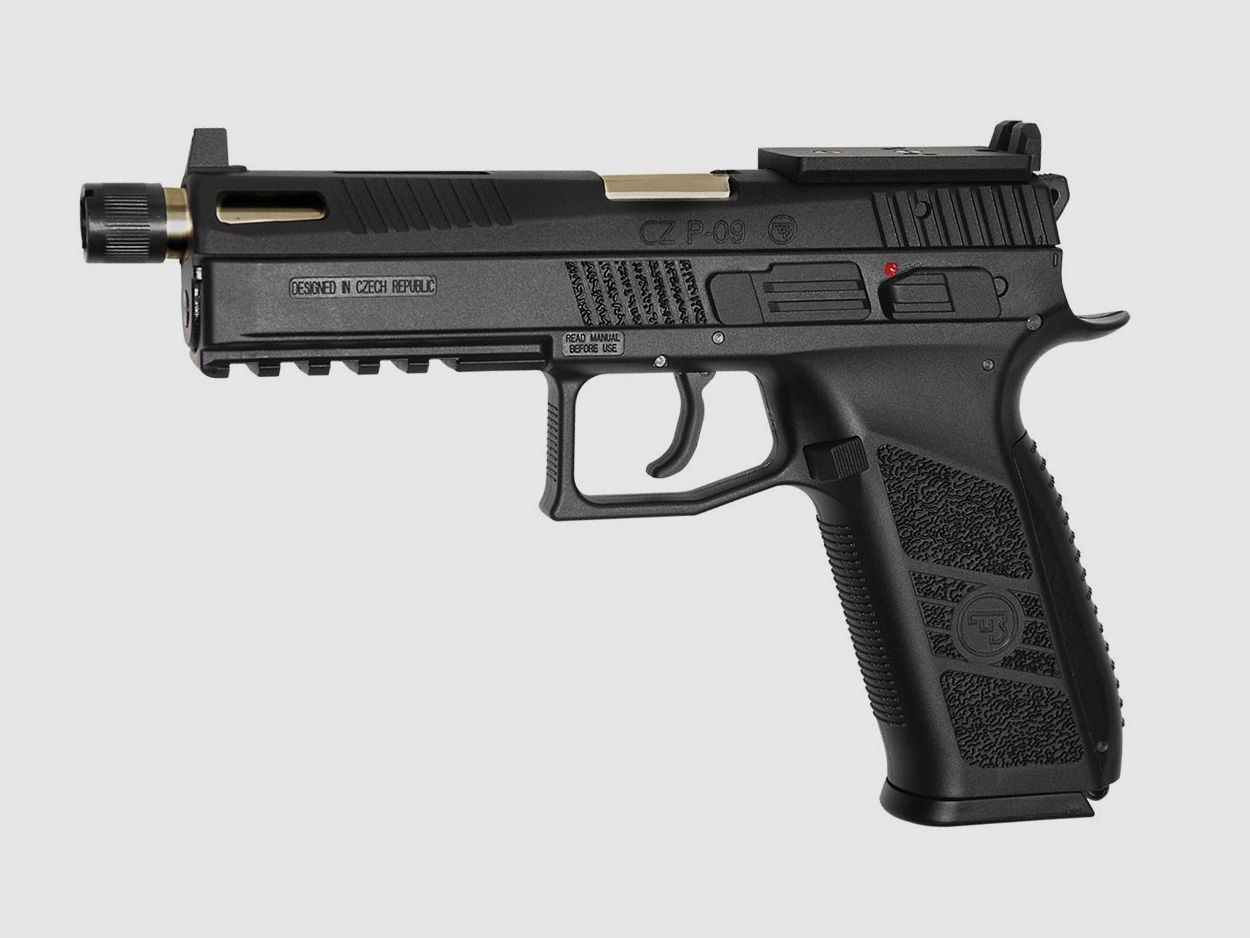 CZ 75 P-09 Optic Ready incl. koffer zwart 6mm - Airsoft Co2 BlowBack