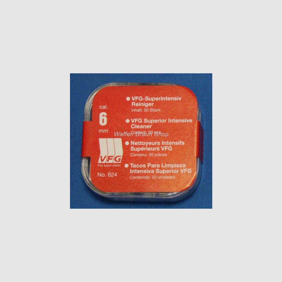 VFG Superintensywny środek czyszczący, nr 624, kal. 6mm, 50 sztuk