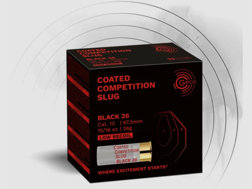 Geco 2432031 Coated Competition Slug Black 26 12 / 67,5