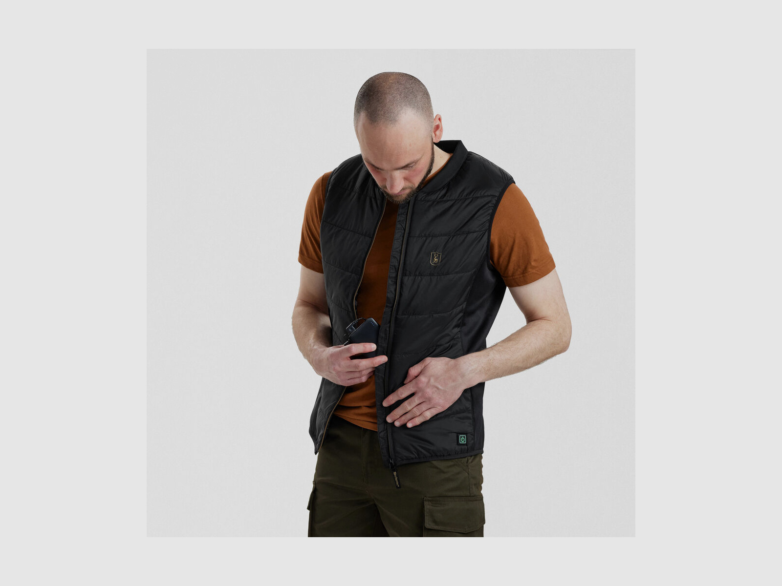 DEERHUNTER Heat Gilet Noir
