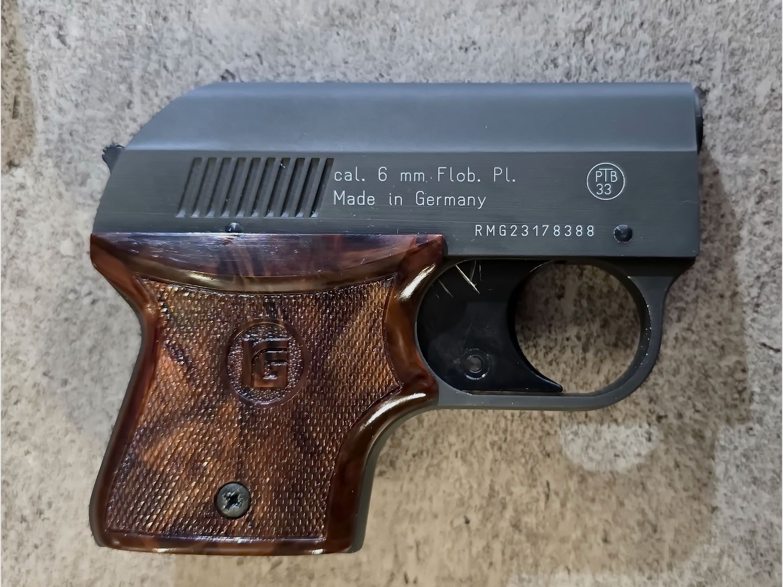 Röhm RG 3 Schreckschuss Pistole Kal. 6mm Flobert (PTB 33)
