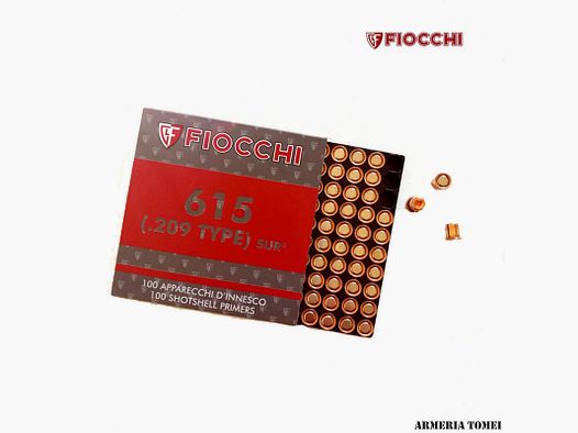 FIOCCHI – Zündhütchen 615 .209 Typ Konf. 1000 St.