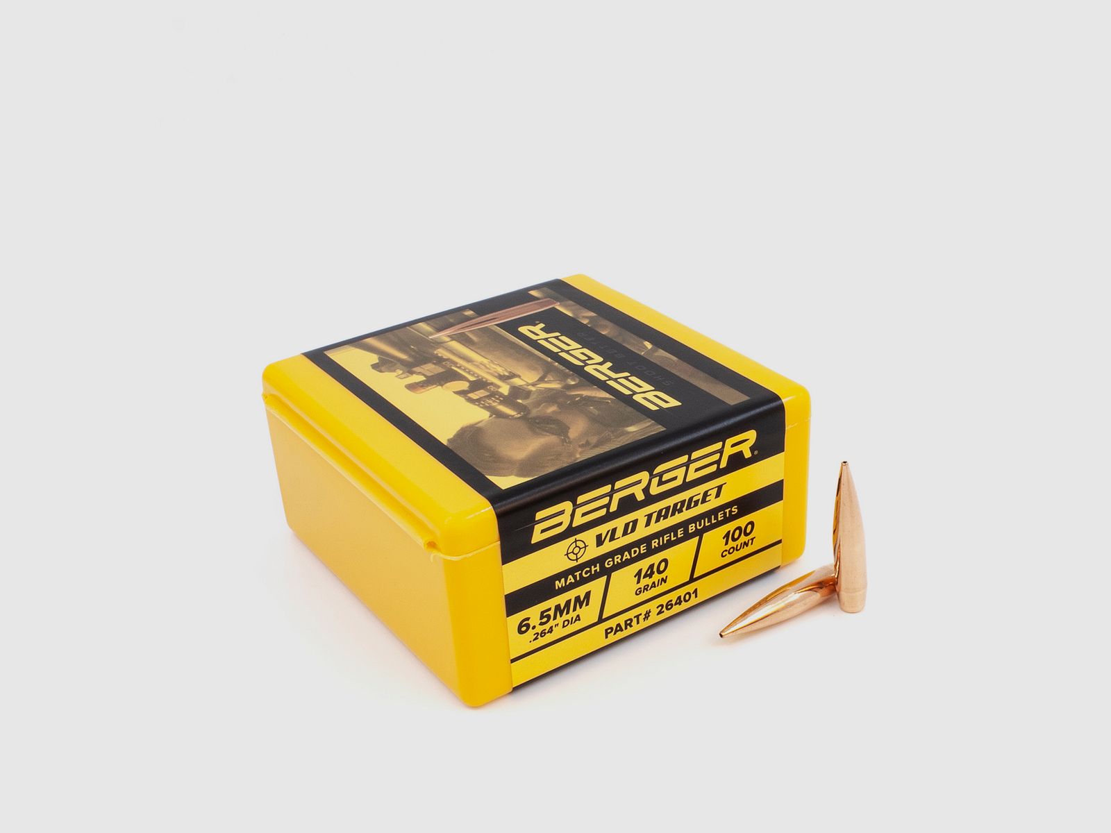 Berger Pocisk 6,5mm/.264 VLD Target 140GR 100 sztuk