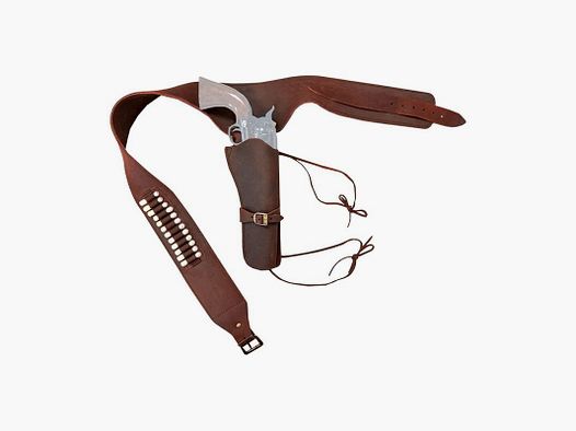 Buscadero-Leder mit Patronengürtel Umarex