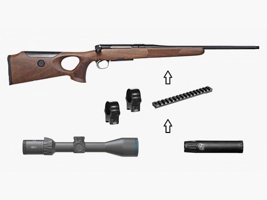 Heym SR30 Ranger-UT + ZF Meopta + ... - Pakiet Młodego Myśliwego