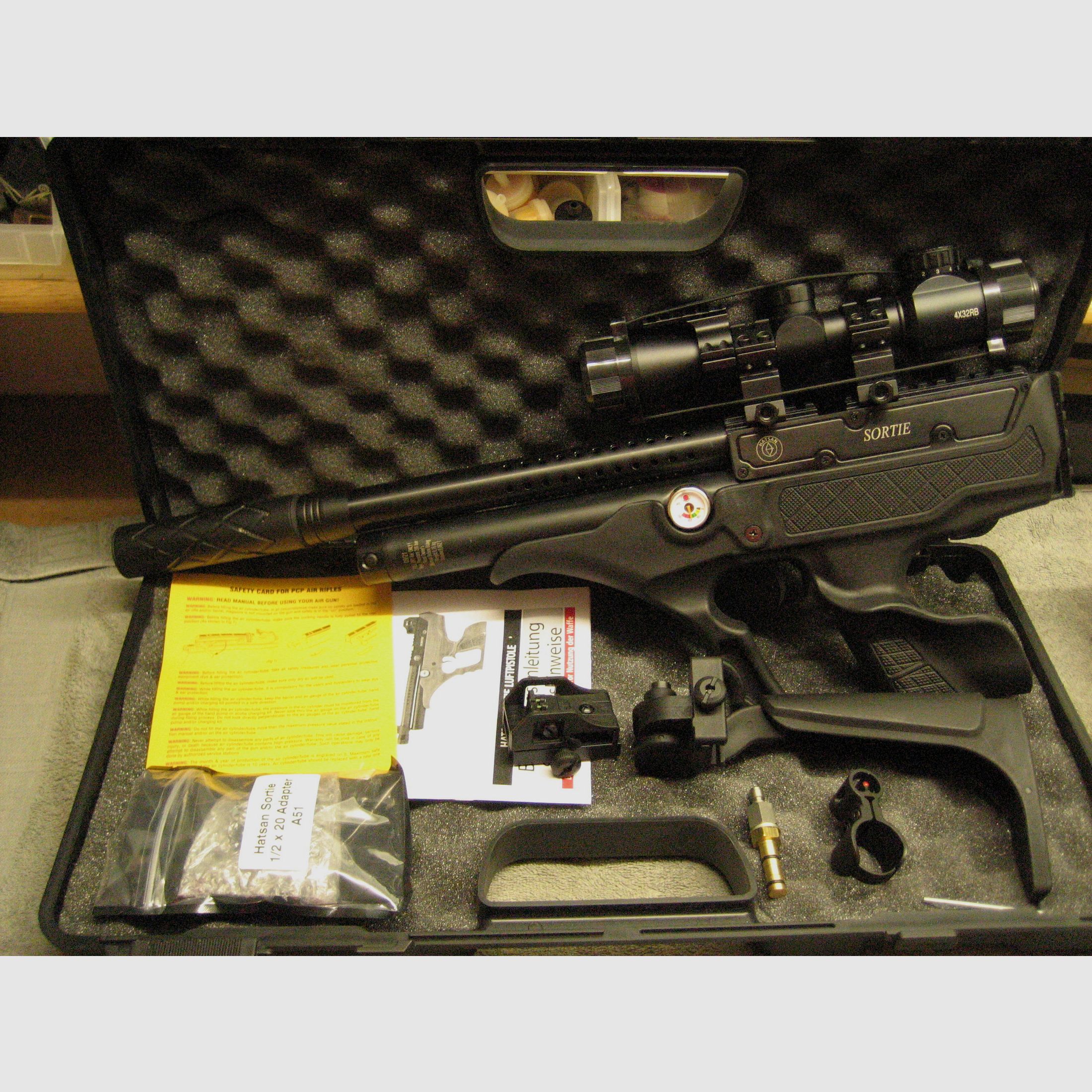 Hatsan Sortie Pressluftpistole 5,5mm Neu Neuwertig Weihnachtspreis