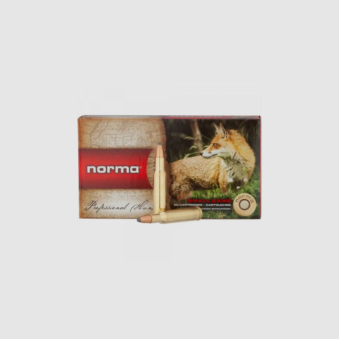NORMA BÜCHSENPATRONEN - .222 REM SP - 62GRS/4,0G - 20 PATRONEN