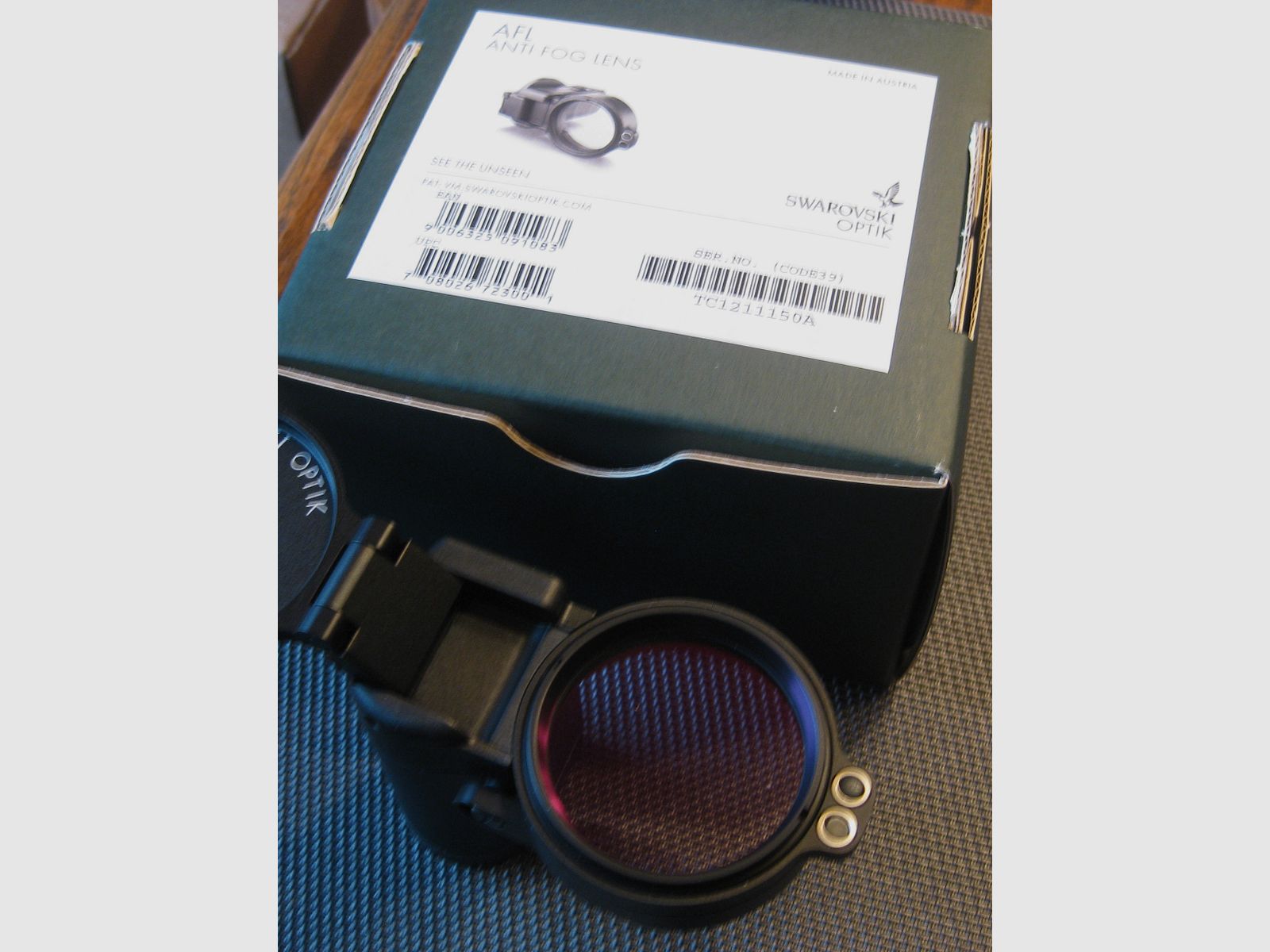 NUOVO ! Swarovski AFL = Anti Fog Lens ( = Lente Anti Appannamento riscaldata) per modelli Z6(i) e Z8i e DS, in confezione originale !